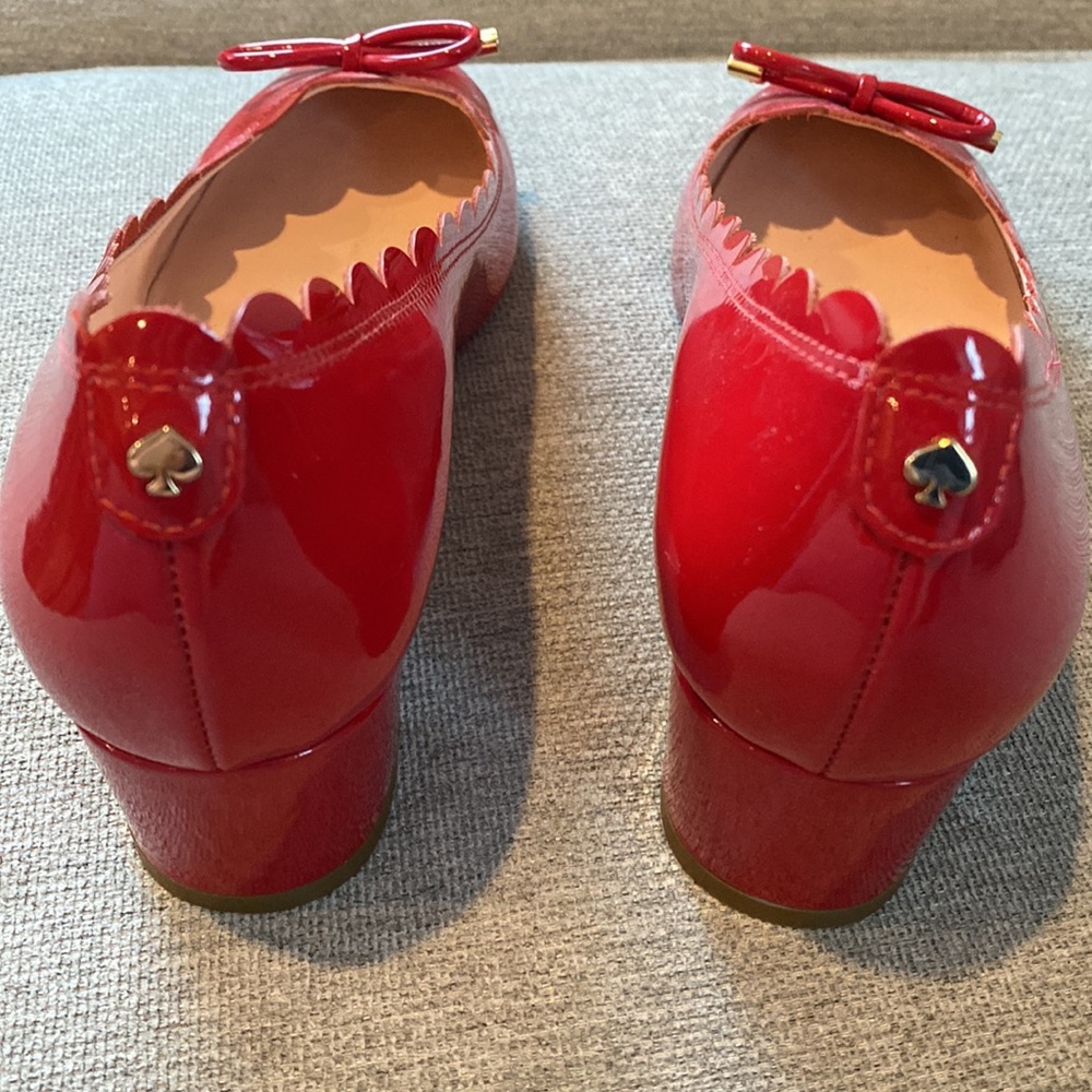 NWOT Kate Spade Yasmin Pumps Size 8 1/2 Red - Picture 5 of 5